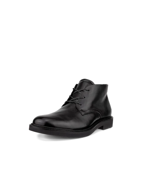 ECCO® Metropole London bottines chukka en cuir pour homme - Noir - M