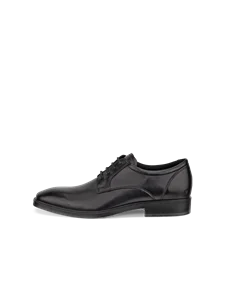 Men's ECCO® Metropole Milan Leather Derby Shoe - Black - O