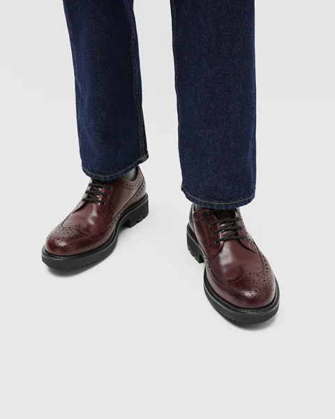 ECCO® Metropole Oslo brogue sko i læder til herrer - Sort - Lifestyle_Image_1