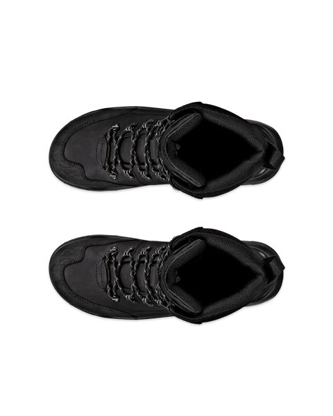 ECCO® Offroad mellemhøj udendørsstøvle i vandtæt i nubuck til herrer - Sort - Top_Left_Pair