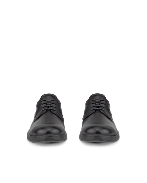 Men's ECCO® S Lite Hybrid Leather Derby Shoe - Black - Front_Pair