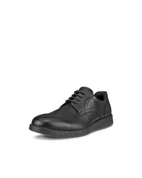 Men's ECCO® S Lite Hybrid Leather Derby Shoe - Black - M