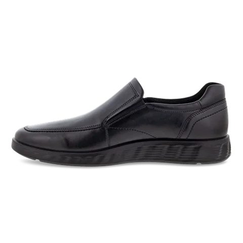 ECCO® S Lite Hybrid elegante slip-on sko i læder til herrer Sort