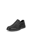 Men's ECCO® S Lite Hybrid Leather Slip-On Dress Shoe - Black - M