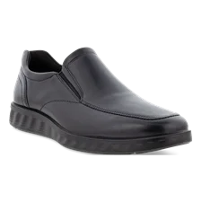 Men's ECCO® S Lite Hybrid Leather Slip-On Dress Shoe - Black - Main