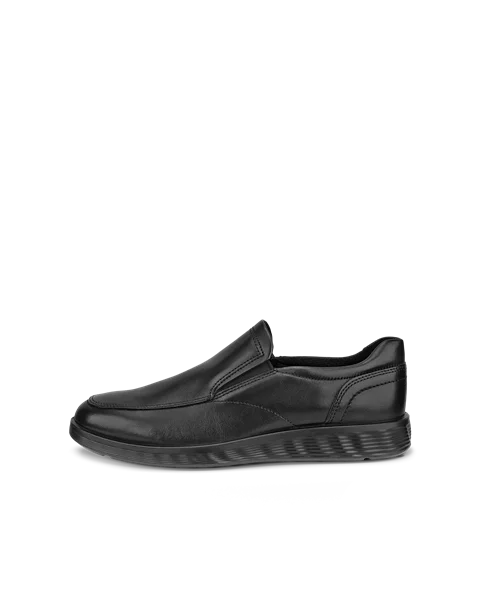 Męskie wsuwane buty ze skóry ECCO® S Lite Hybrid - Czarny - O