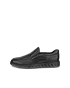 Men's ECCO® S Lite Hybrid Nubuck Slip-On Dress Shoe - Black - O