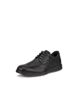 Pánská kožená obuv Derby s ozdobnými švy ECCO® S Lite Hybrid - Černá - M