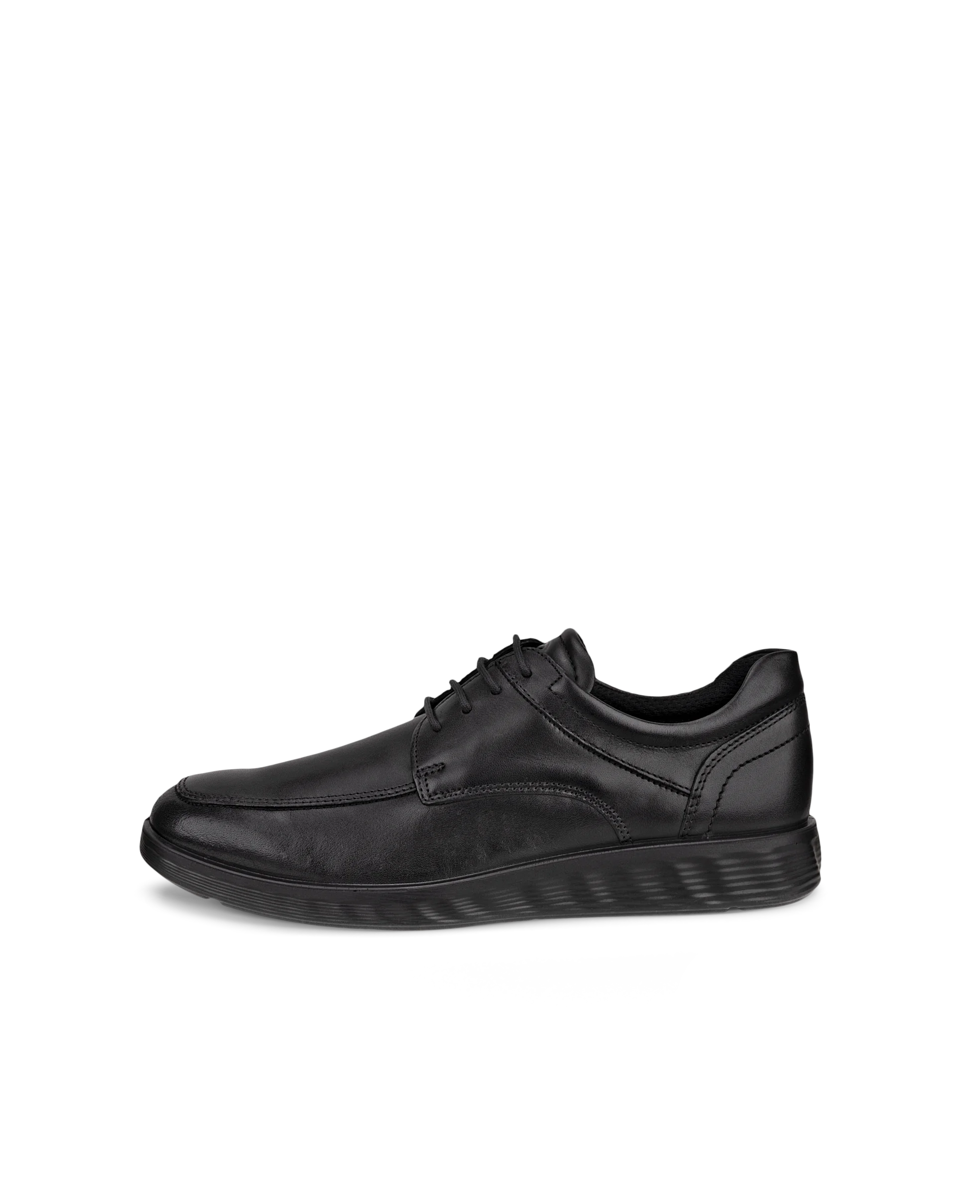 ECCO S Lite Hybrid - Men’s Leather Apron Derby Shoe - Black - Size: 10 (EU 44)