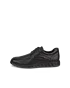 Pánská kožená obuv Derby s ozdobnými švy ECCO® S Lite Hybrid - Černá - O