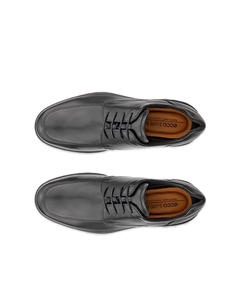 ECCO® S Lite Hybrid odiniai derbiai su ovaliu intarpu vyrams - Juodas - Top_Left_Pair