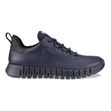 ECCO® Gruuv Herren Ledersneaker mit Gore-Tex - Blau - Outside
