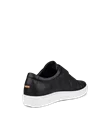 ECCO® Soft 60 Heren leren sneaker - Zwart - B