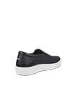 ECCO® Soft 60 férfi bőr sneaker - FEKETE  - B