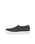 ECCO® Soft 60 férfi bőr sneaker - FEKETE  - O