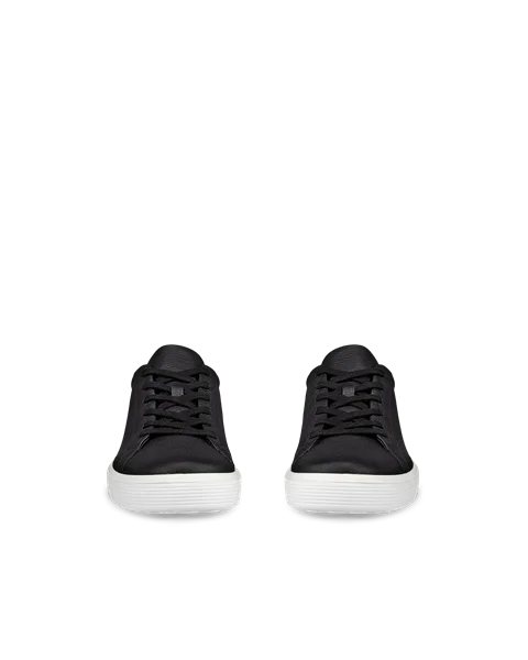 ECCO® Soft 60 sneakers i læder til herrer - Sort - Front_Pair