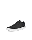 Męskie skórzane sneakersy ECCO® Soft 60 - Czarny - M
