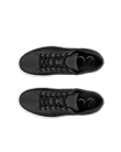 Men's ECCO® Soft 60 Leather Trainer - Black - Top_Left_Pair