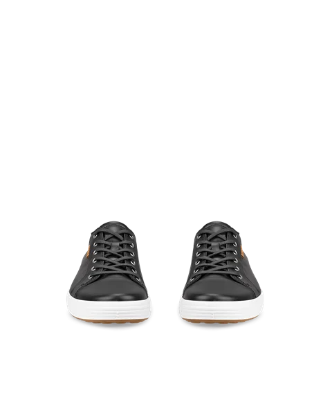ECCO® Soft 7 Herren Ledersneaker - Schwarz - Front_Pair