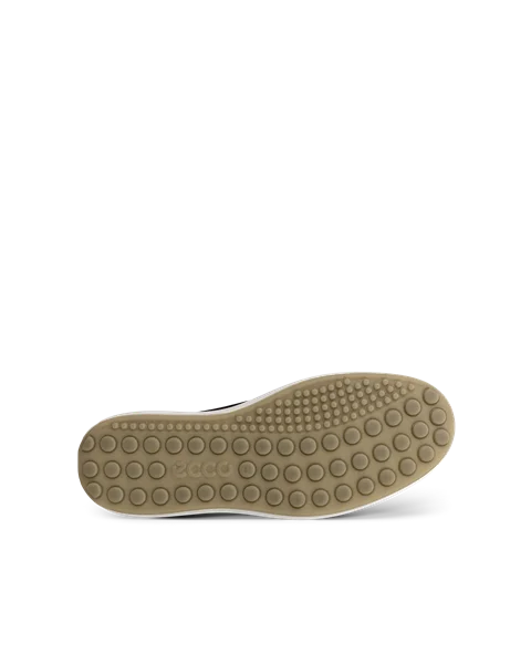 Męskie skórzane sneakersy ECCO® Soft 7 - Czarny - S