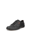 Men's ECCO® Soft 7 Leather Trainer - Black - M