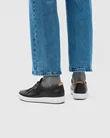 ECCO® Soft 7 Heren leren sneaker - Zwart - Lifestyle_Image_1