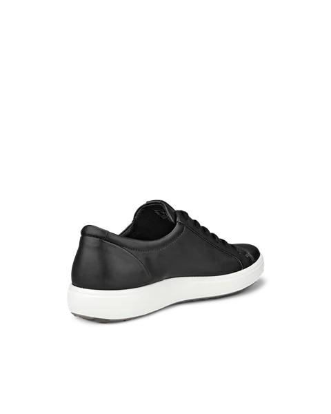ECCO® Soft 7 Skinnsneaker herr - Svart - B
