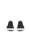 Men's ECCO® Soft 7 Leather Trainer - Black - Front_Pair