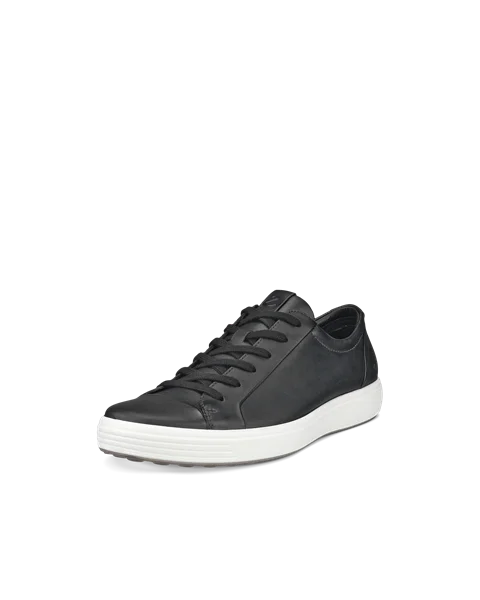Moški usnjeni ležerni čevlji ECCO® Soft 7 - črna - M