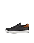 ECCO® Soft 7 Herren Ledersneaker - Schwarz - O