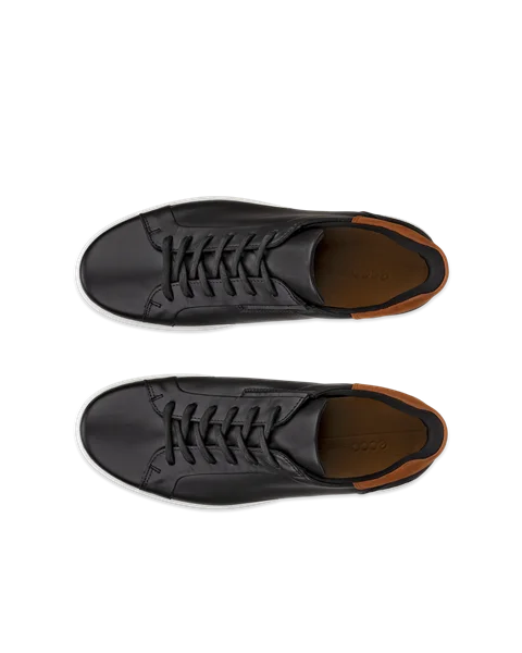 ECCO® Soft 7 Herren Ledersneaker - Schwarz - Top_Left_Pair