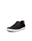 ECCO® Soft 7 sneakers i læder til herrer - Sort - M
