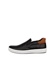 ECCO® Soft 7 sneakers i læder til herrer - Sort - O