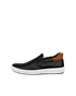 Miesten ECCO® Soft 7 nupukki tennari - Musta - O
