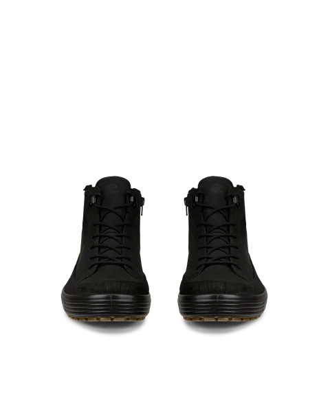 ECCO® Soft 7 Tred herre Gore-Tex halvhøy støvel skinn - Svart - Front_Pair