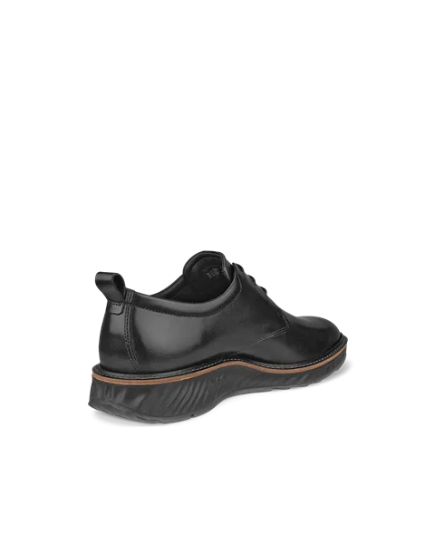 Men's ECCO® ST.1 Hybrid Leather Derby Shoe - Black - B