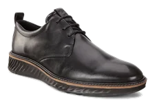 Men's ECCO® ST.1 Hybrid Leather Derby Shoe - Black - Nfh