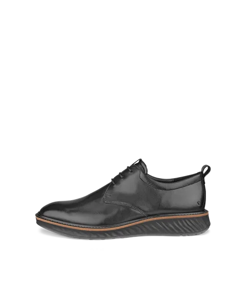 ECCO® ST.1 Hybrid férfi bőr derby cipő - FEKETE  - O