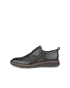 Men's ECCO® ST.1 Hybrid Nubuck Derby Shoe - Black - O