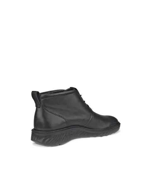 Pánske kožené šnurovacie čižmy po členky Gore-Tex ECCO® ST.1 Hybrid - Čierna - B