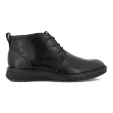 Men's ECCO ST.1 Hybrid Leather Gore-Tex Chukka Boot - Black - Outside