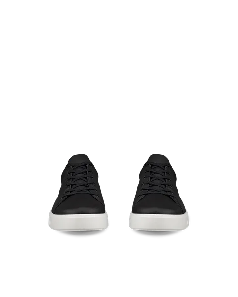 ECCO® Street 720 baskets en cuir Gore-Tex pour homme - Noir - Front_Pair