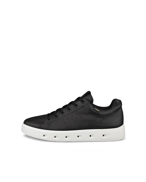 Men's ECCO® Street 720 Leather Gore-Tex Trainer - Black - O