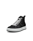 Męskie skórzane wysokie sneakersy ECCO® Street Ace - Czarny - M
