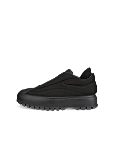 Moški ležerni čevlji iz usnja nubuk ECCO® Street Ace RAL7000 - črna - O
