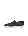 ECCO® Street Lite Heren leren slip-on sneaker - Zwart - O