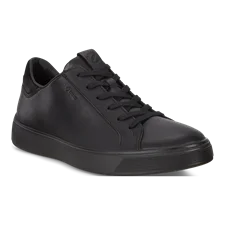 Miesten ECCO® Street Tray nahkainen Gore-Tex-tennari - Musta - Main