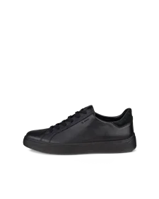 ECCO® Street Tray Gore-Tex sneakers i læder til herrer - Sort - O