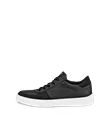 Męskie skórzane sneakersy ECCO® Street Tray - Czarny - O