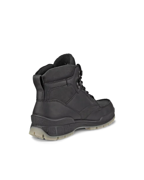 ECCO® Track 25 chaussures de plein air mi-hautes en cuir Gore-Tex pour homme - Noir - B